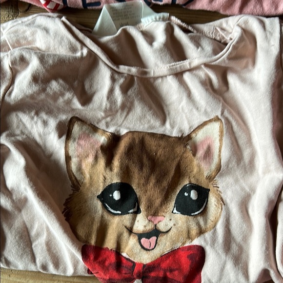 Kids Graphic Long Sleeve T-Shirts - Cute Animal Bundle Size 6 - 7 - Picture 5 of 5